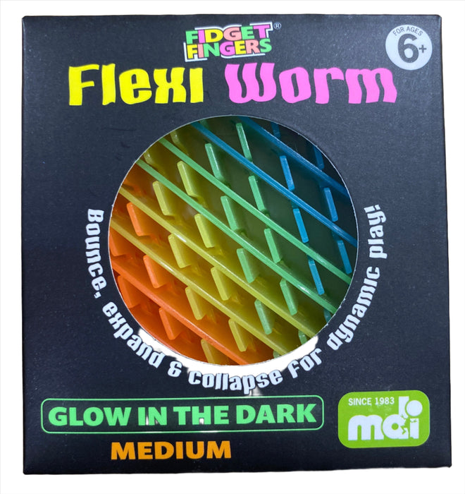 Flexi Worm | Glow in Dark - Medium