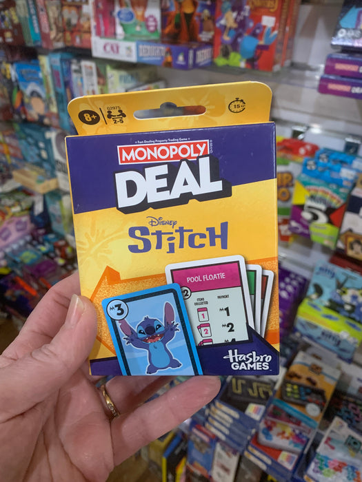 Monopoly Deal Card Game - Stitch