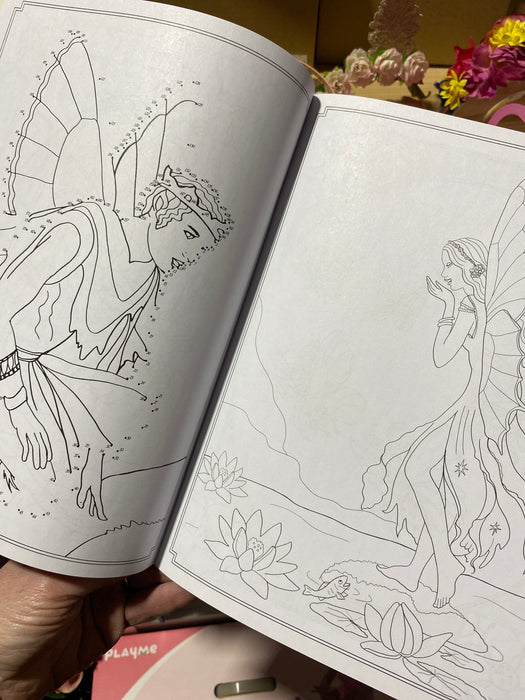 Shirley Barber | Fairies Dot to Dot & Colour-in | Book 1