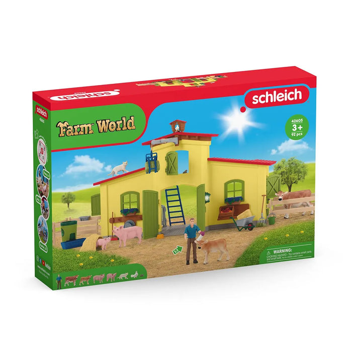 Schleich | Farm World | Large Farm with Animals and Accessories