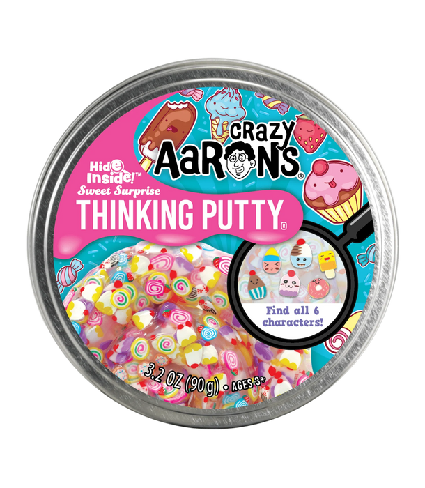 Crazy Aaron's Thinking Putty 4" Tin | Hide Inside | Sweet Surprise