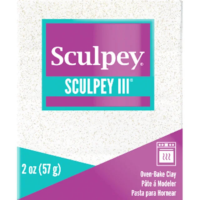 Sculpey | Sculpey III | White Glitter 57g