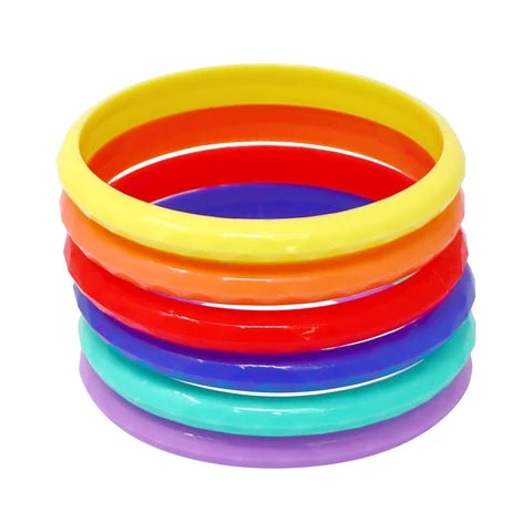 Pink Poppy | Dreamy Unicorn Rainbow Bangles