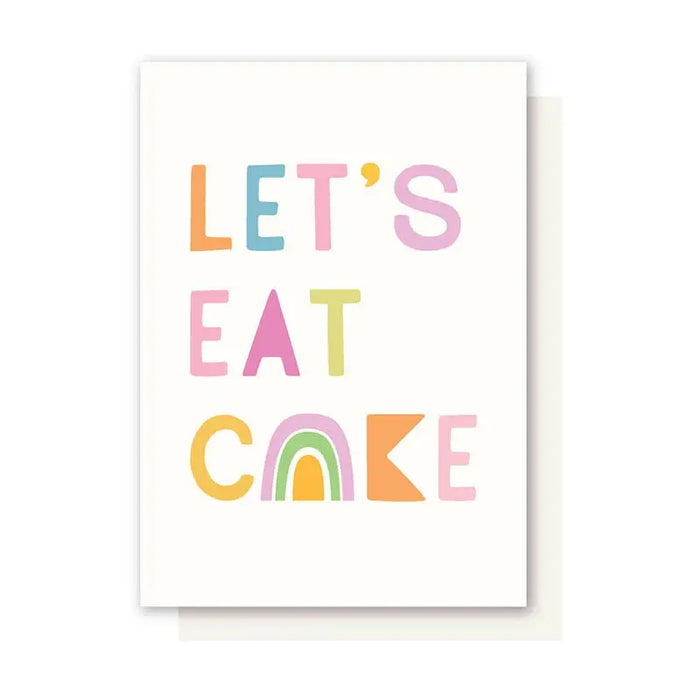 Birthday Card - Let's Eat Cake