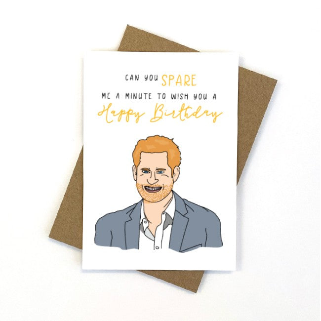 Birthday Card - Prince Harry