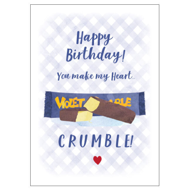 Birthday Card - Violet Crumble