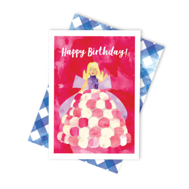 Birthday Card | Doll Birthday Cake