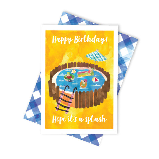 Birthday Card | Jelly Pool Birthday Cake