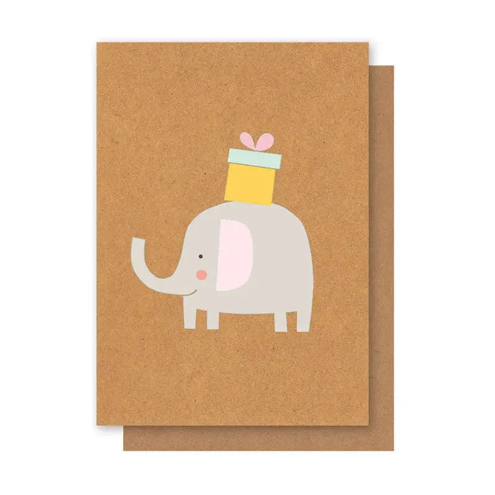 Blank Card - Elephant