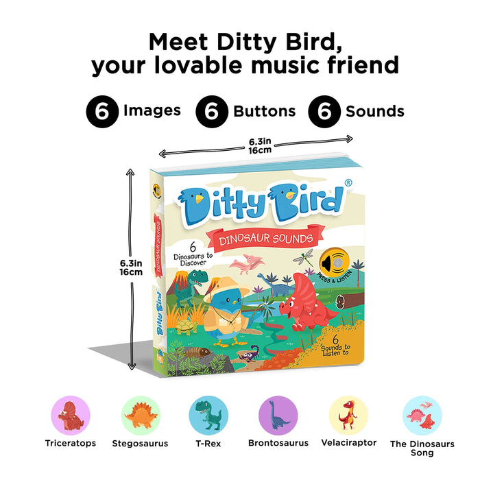 Book | Ditty Bird | Dinosaur Sounds