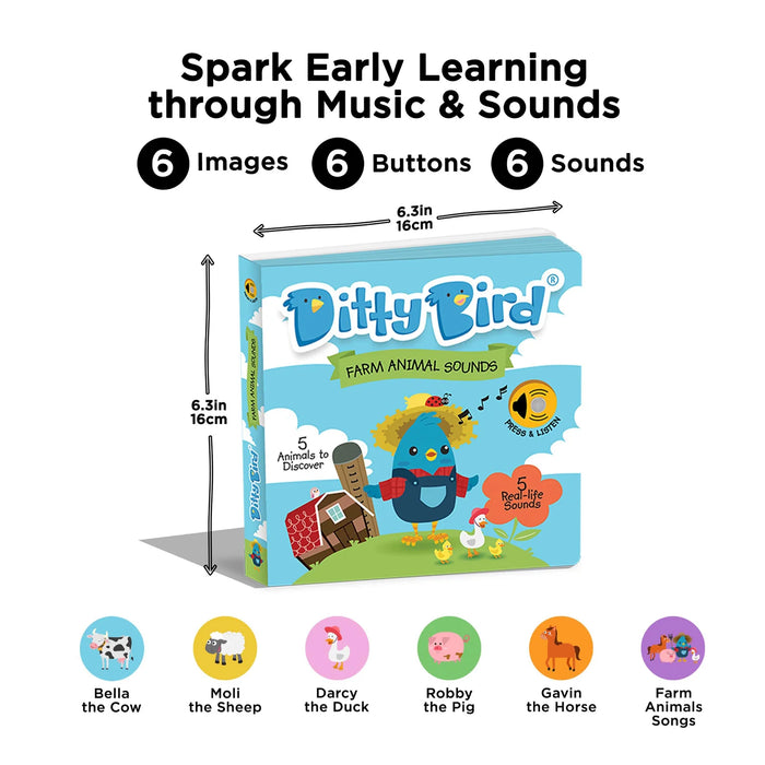 Book | Ditty Bird | Farm Animal Sounds