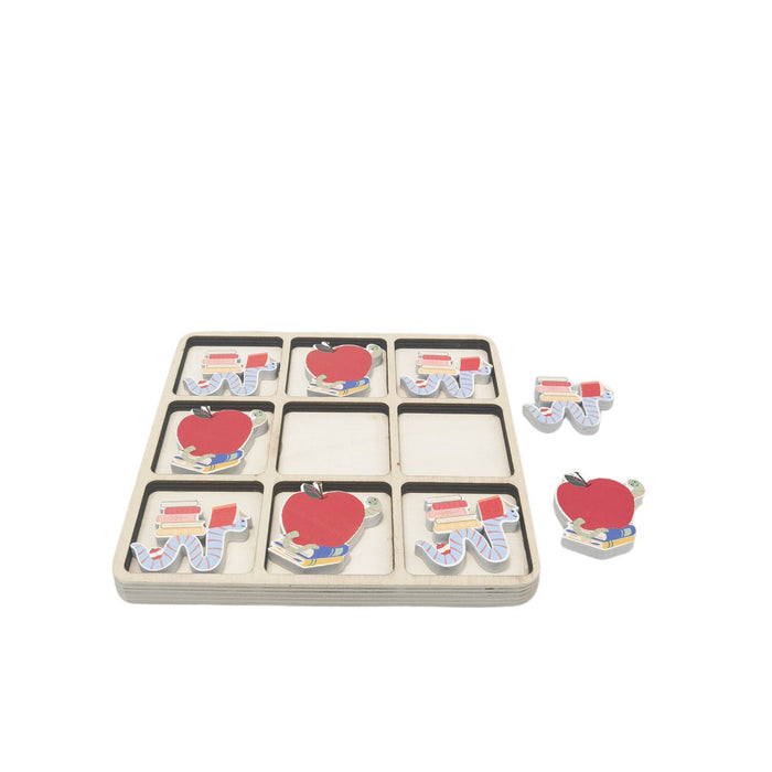 Bookworm Tic Tac Toe Set