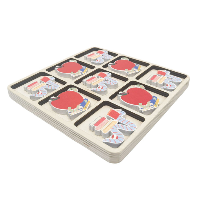 Bookworm Tic Tac Toe Set