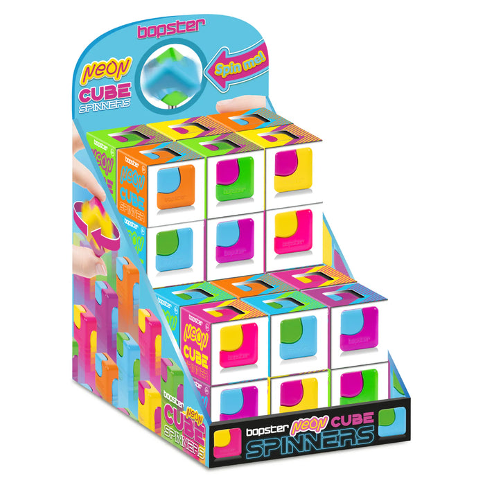 Bopster - Neon Fidget Cube Spinner