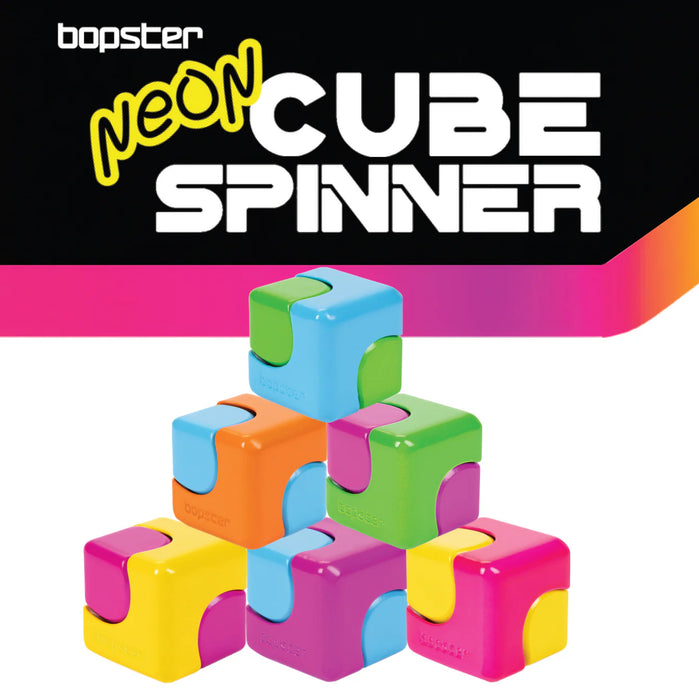 Bopster - Neon Fidget Cube Spinner