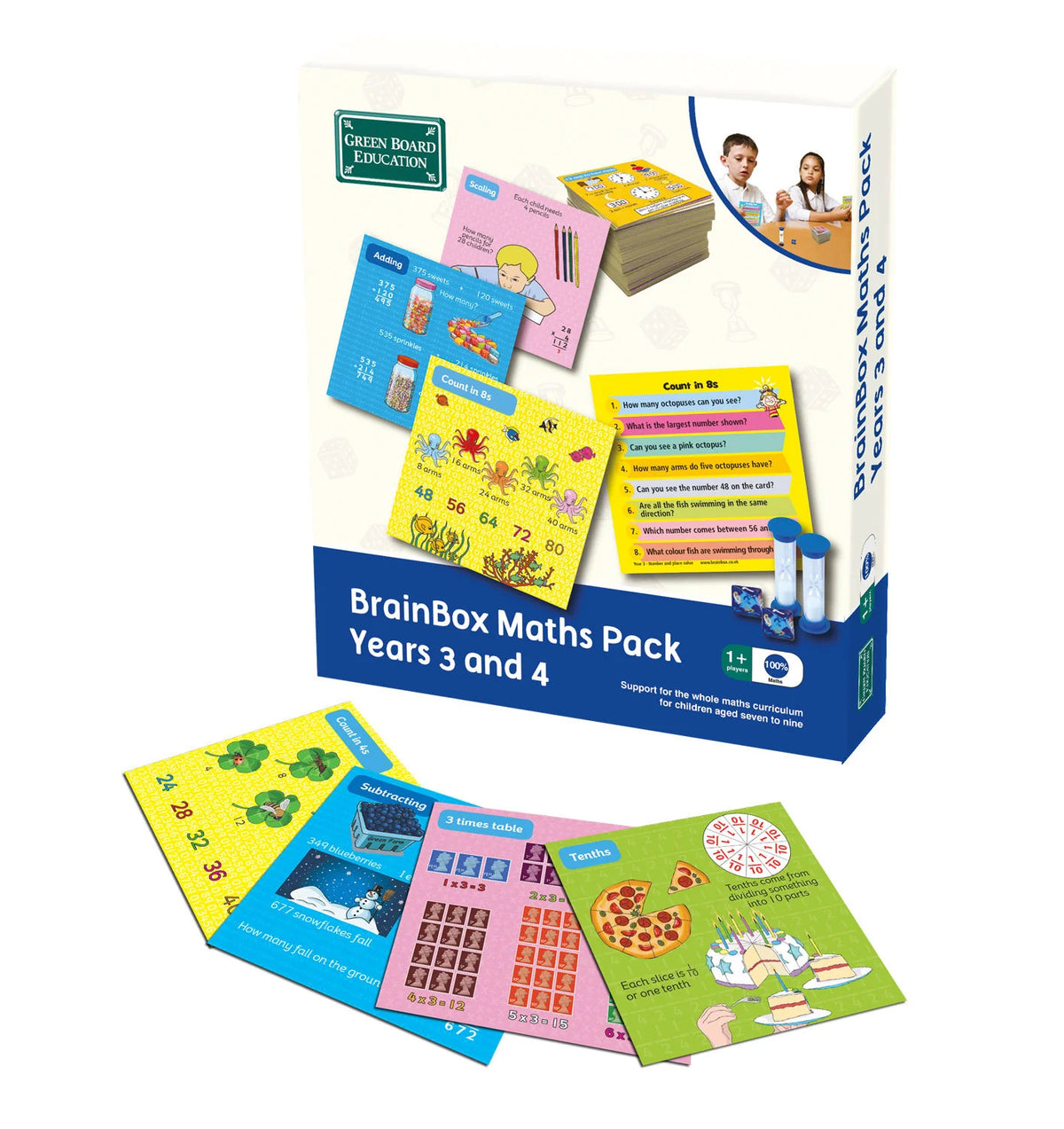 Brain Box Maths Pack Years 3 And 4 Delightful Rainglow Brain box maths pack years 3 and 4 delightful rainglow