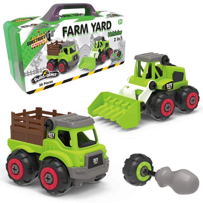 Build-ables Farm Yard Vehicles 2 in 1