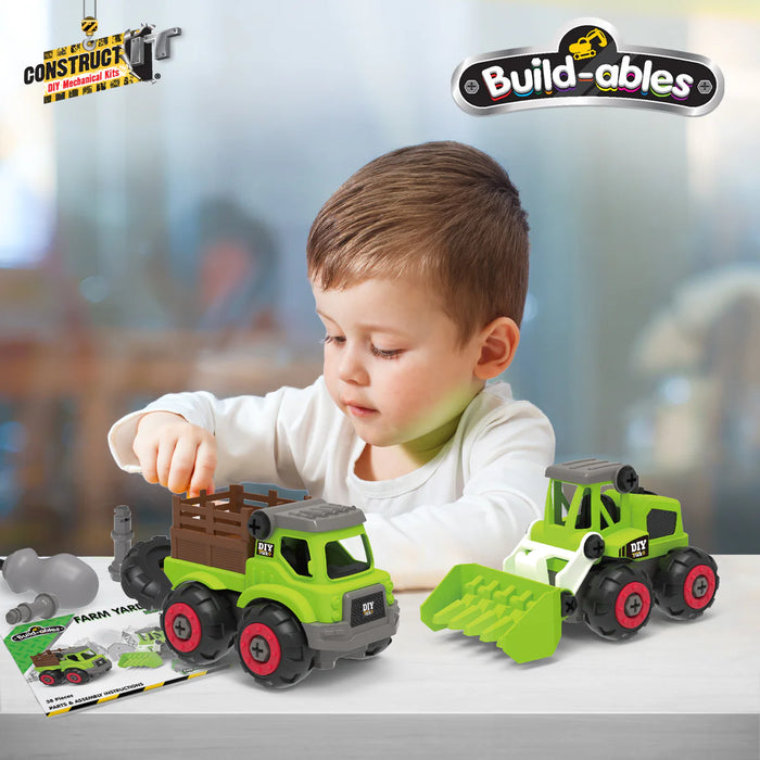 Build-ables Farm Yard Vehicles 2 in 1