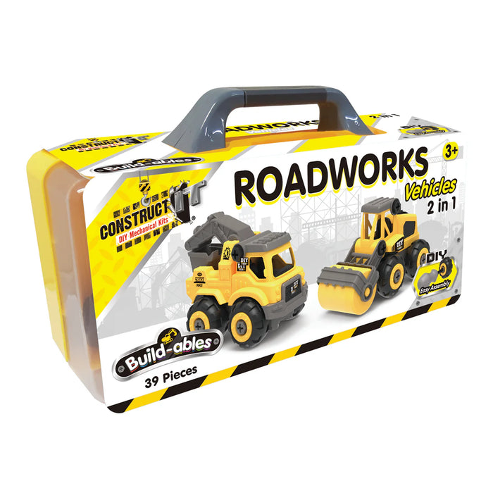 Build-ables Roadworks Vehicles 2 in 1