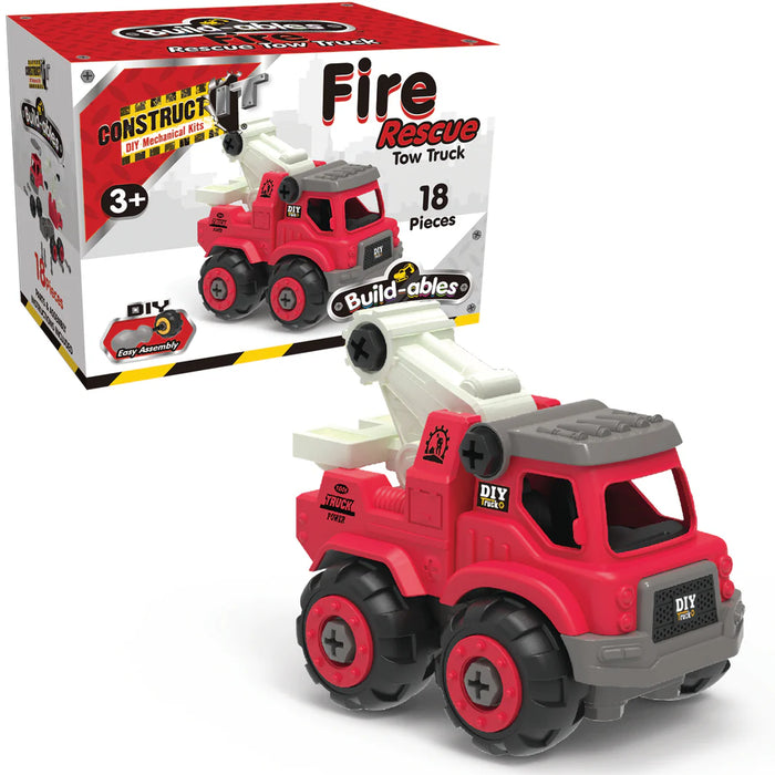 Build-ables Fire Rescue Tow Truck