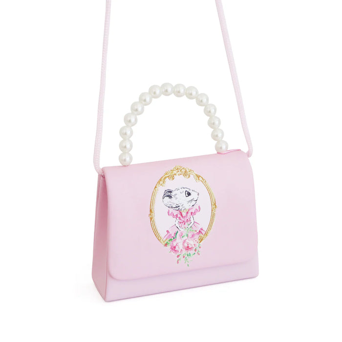 Pink Poppy | Handbag / Shoulder Bag | Claris: The Chicest Mouse In Paris™ Fashion Print