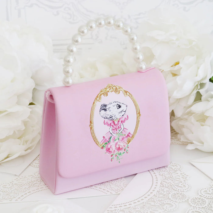 Pink Poppy | Handbag / Shoulder Bag | Claris: The Chicest Mouse In Paris™ Fashion Print