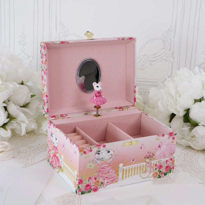 Pink Poppy | Musical Jewellery Box | Claris the Chicest Mouse in Paris