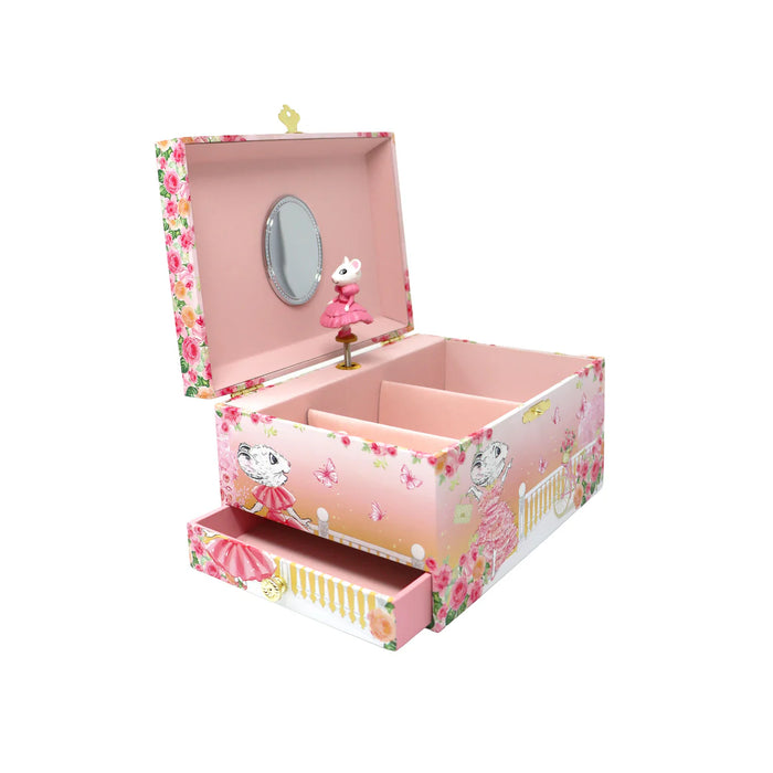 Pink Poppy | Musical Jewellery Box | Claris the Chicest Mouse in Paris