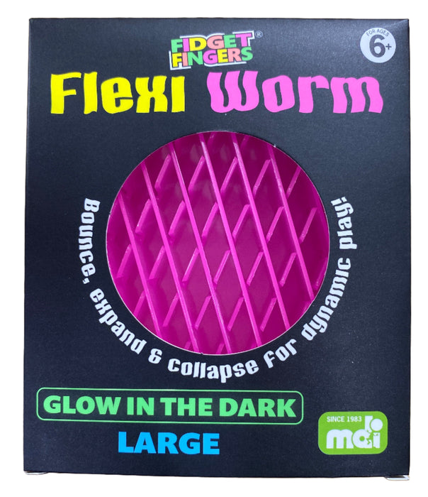 Flexi Worm | Glow in Dark - Large