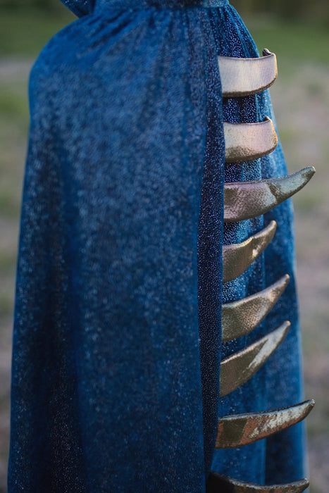 Cape | Teal & Gold Starry Night Dragon