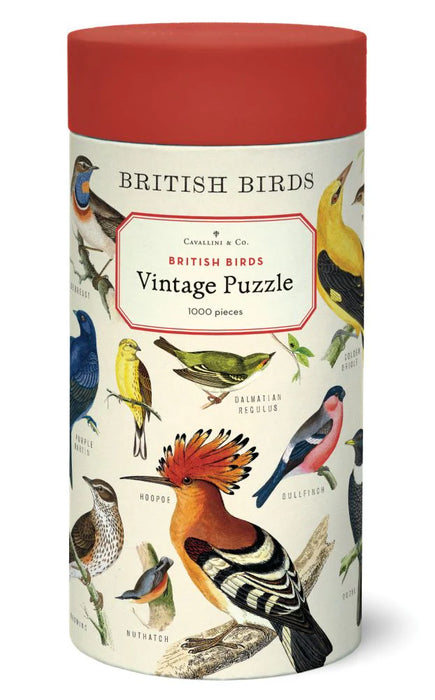 Cavallini 1000 pc Puzzle – British Birds