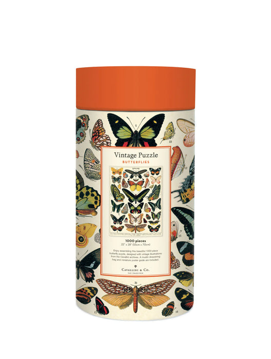 Cavallini 1000 pc Puzzle – Butterflies
