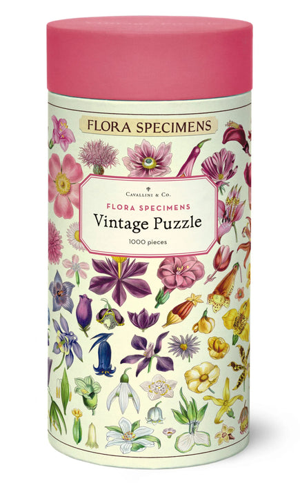 Cavallini 1000 pc Puzzle – Flora Specimens