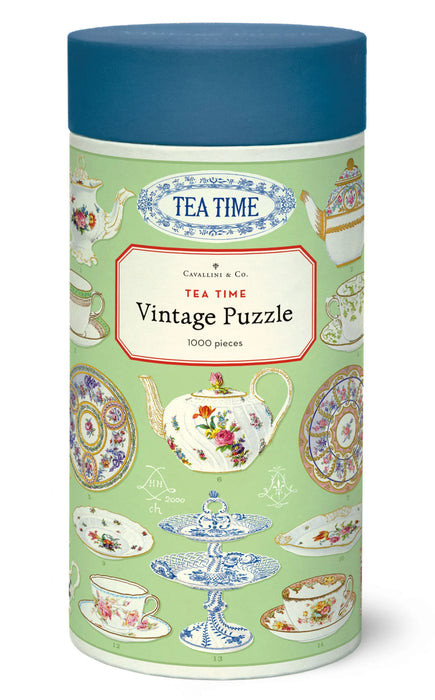 Cavallini 1000 pc Puzzle – Tea Time