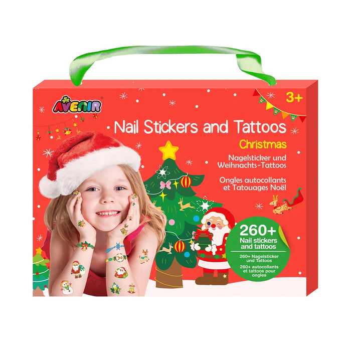 Christmas Nail Stickers and Tattoos