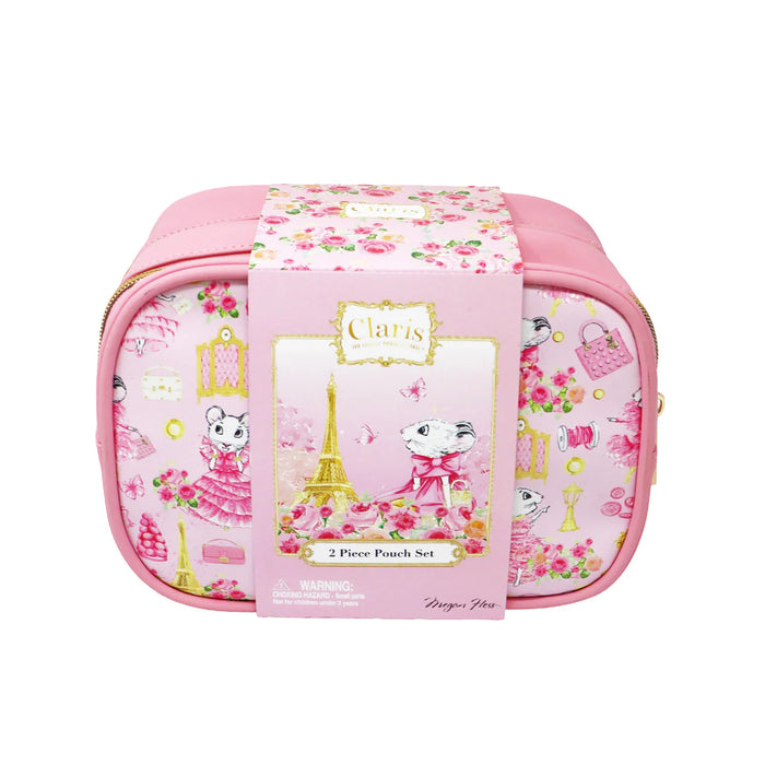 Claris the Chicest Mouse in Paris Cosmetic Pouch Set