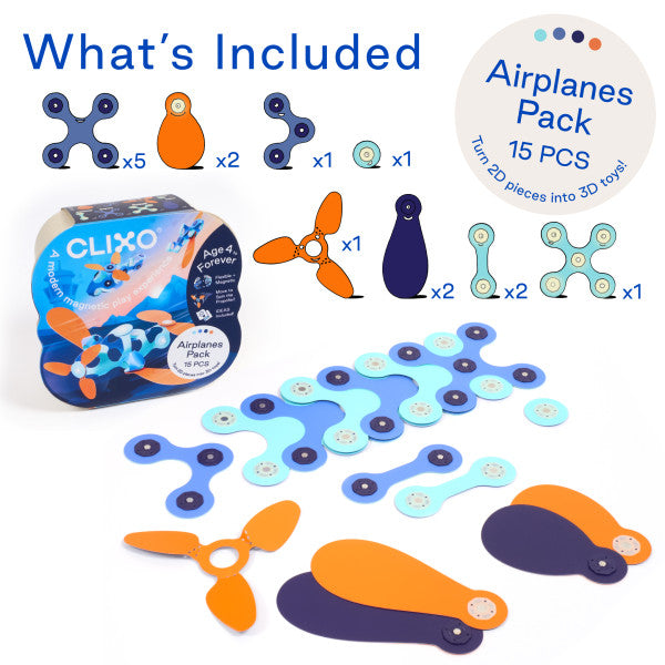 Clixo | Airplanes Pack