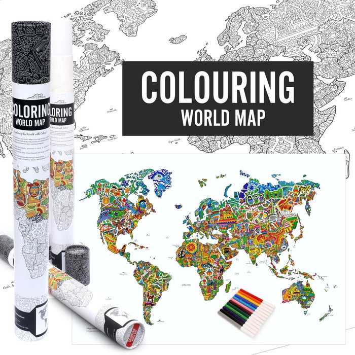 Colouring World Map Delightful Rainglow colouring-world-map-delightful-rainglow