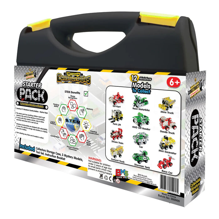 Constructables Starter Case - DIY 3 Piece Mystery Models Pack