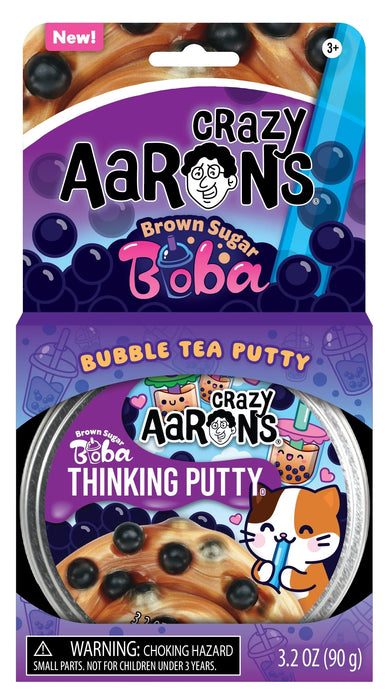 Crazy Aaron's Thinking Putty | Brown Sugar Boba