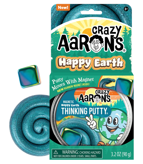 Crazy Aaron's Thinking Putty | Magnetic | Happy Earth