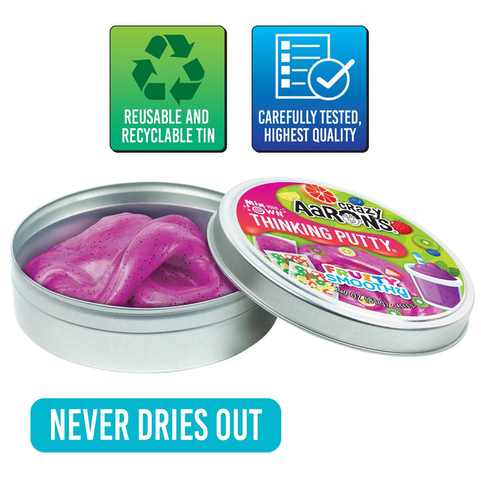 Crazy Aaron's Thinking Putty | Mix It | Fruity Smoothy