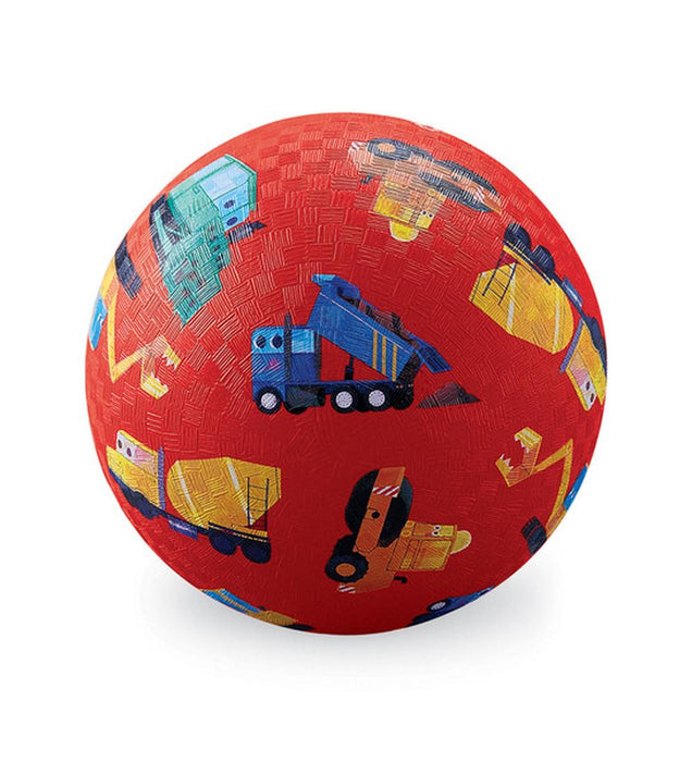 Crocodile Creek | 5 Inch Playground Ball - Little Builder (Red)