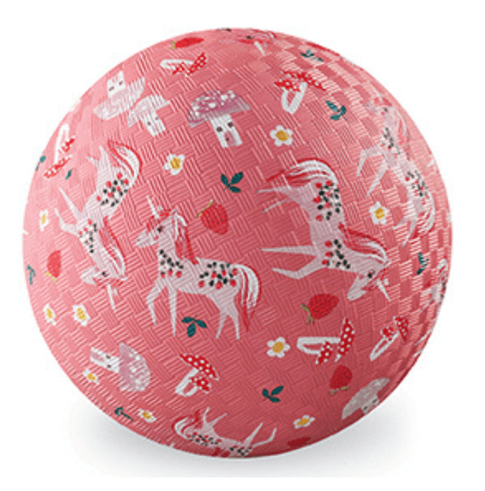 Crocodile Creek | 5 Inch Playground Ball - Unicorn (pink)