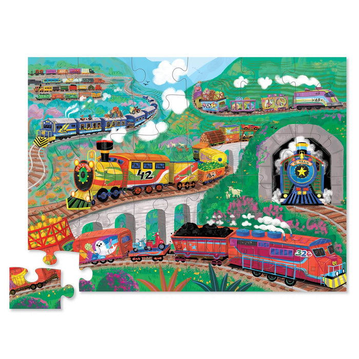 Crocodile Creek Puzzle | Floor | 36 pc All Aboard