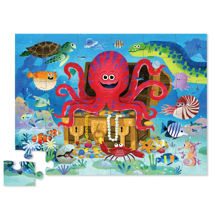 Crocodile Creek Puzzle | Floor | 36 pc Octopus Treasure