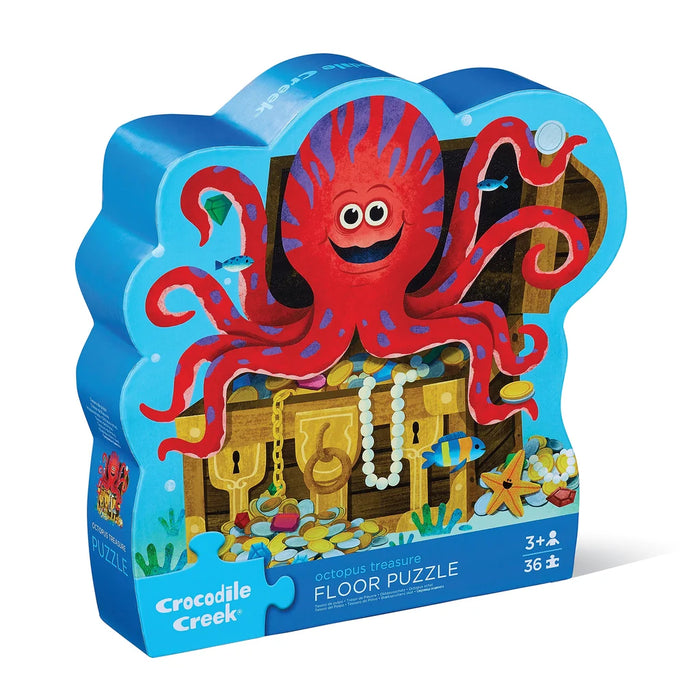 Crocodile Creek Puzzle | Floor | 36 pc Octopus Treasure