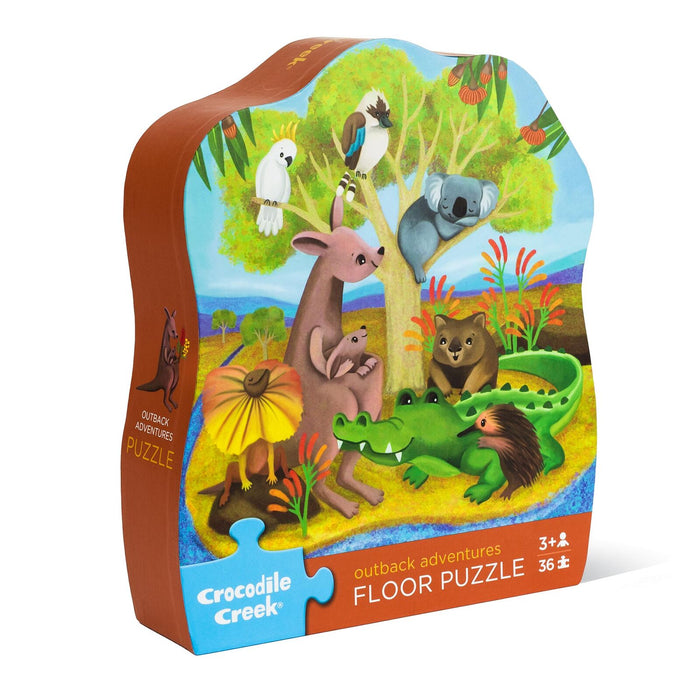 Crocodile Creek Puzzle | Floor | 36 pc Outback Adventures