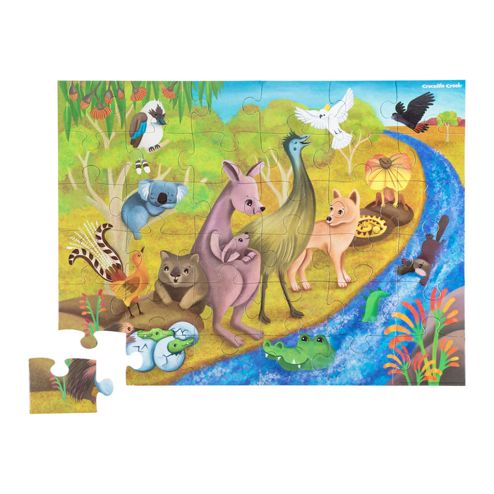 Crocodile Creek Puzzle | Floor | 36 pc Outback Adventures