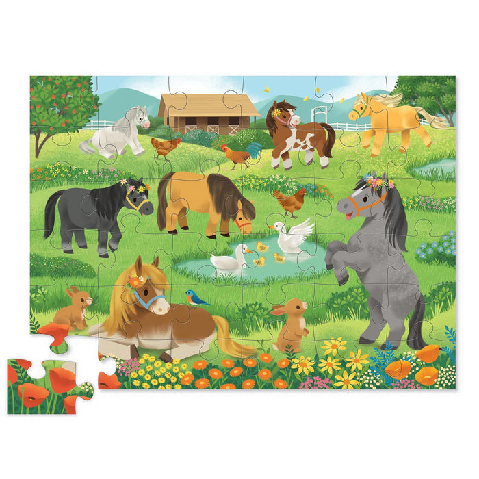 Crocodile Creek Puzzle | Floor | 36 pc Pretty Ponies